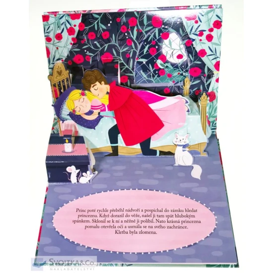 Šípková Růženka - Prostorové leporelo s pohádkou