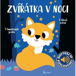 Zvířátka v noci - zvukové leporelo Zvířátka v noci - zvukové leporelo