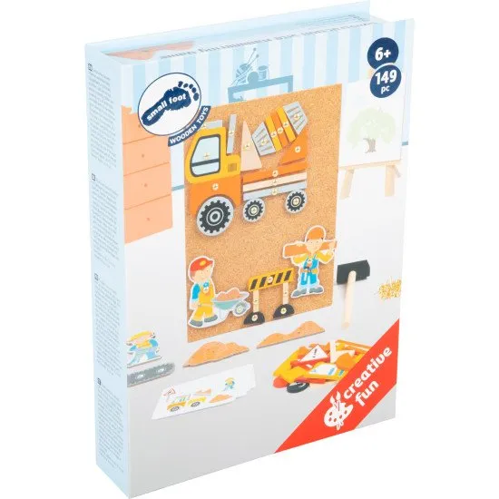 Small Foot by Legler Hra s kladívkem Na stavbě Hra s kladívkem Na stavbě