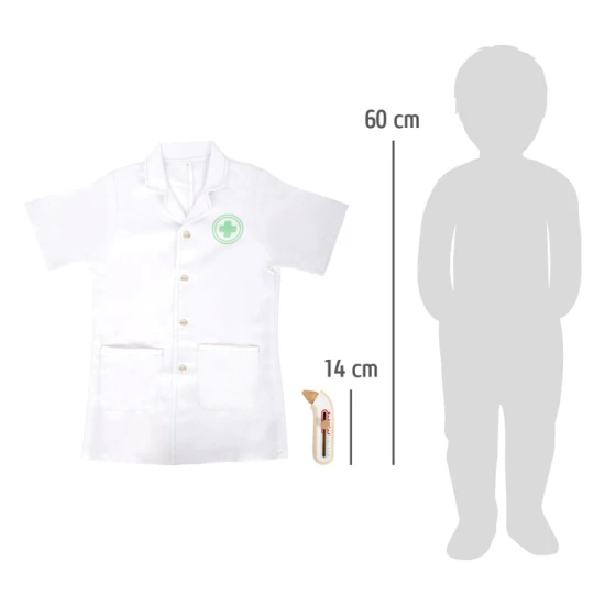 Doktorský plášť s příslušenstvím