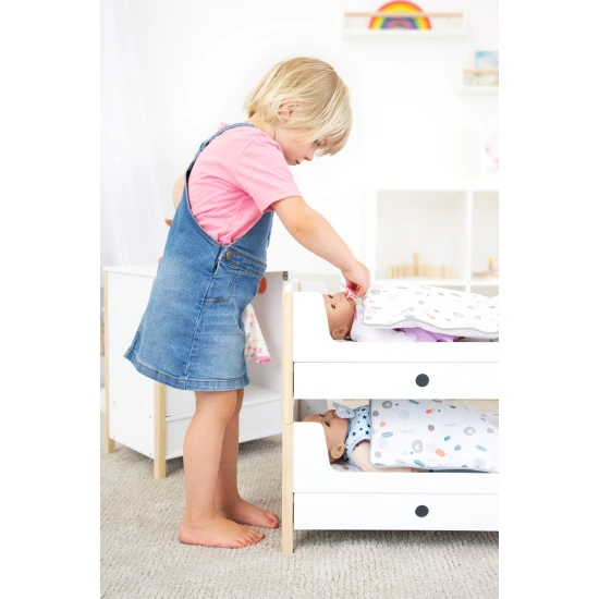 Small Foot by Legler Dřevěná patrová postýlka Dřevěná patrová postýlka