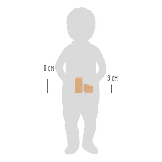 Drevene kostky Safari