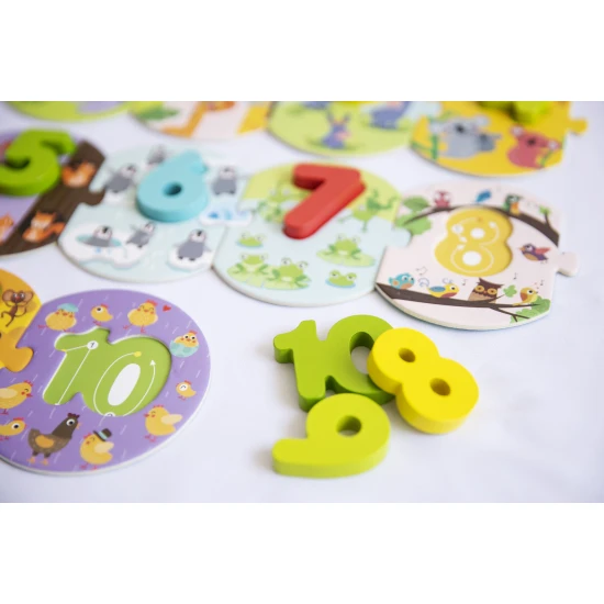 Puzzle Přiřaď čísla 