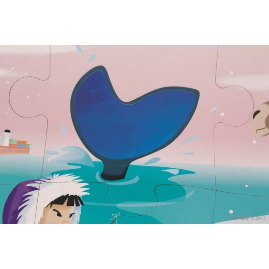 Dotykové puzzle Život na ledě 20ks