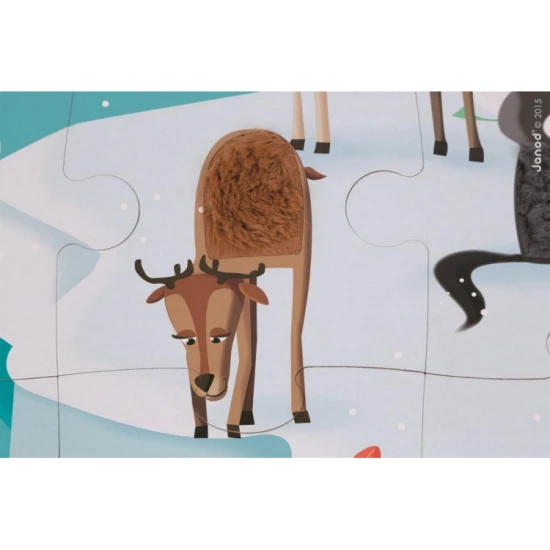 Dotykové puzzle Život na ledě 20ks