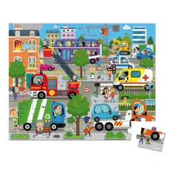 Puzzle v kufříku Město 36ks Puzzle v kufříku Město 36ks