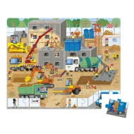 Puzzle v kufříku Na stavbě 36ks Puzzle v kufříku Na stavbě 36ks