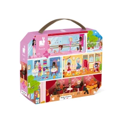 Puzzle v kufříku Škola baletu 100ks Puzzle v kufříku Škola baletu 100ks