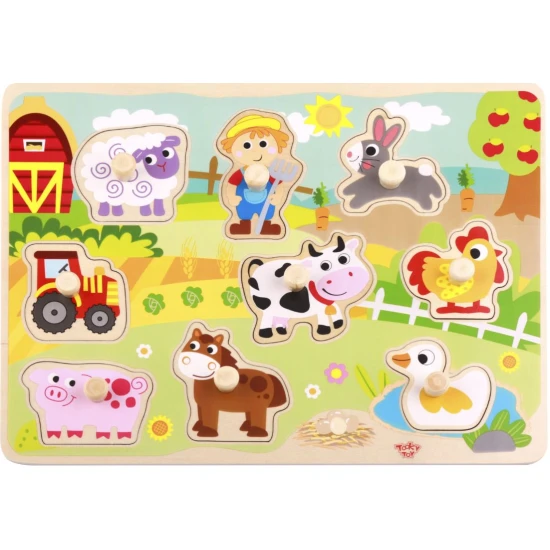 Vkládací puzzle Farma 