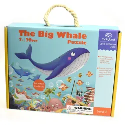 Tvarované puzzle Velryba 30 ks