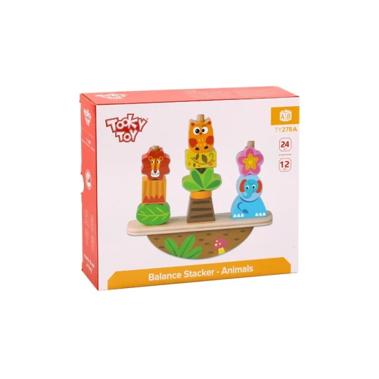 Tooky Toy Balanční nasazování Zvířátka Balanční nasazování Zvířátka