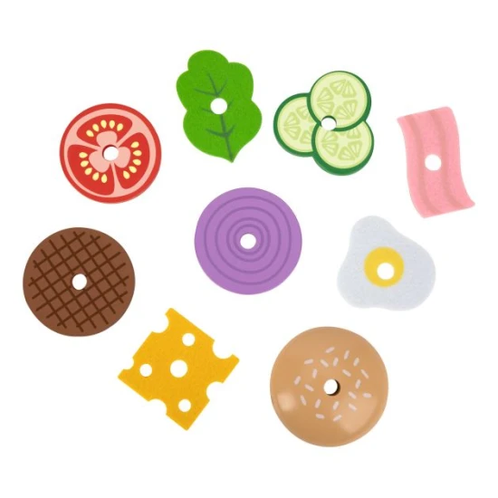 Tooky Toy Poskládej si Burger Poskládej si Burger