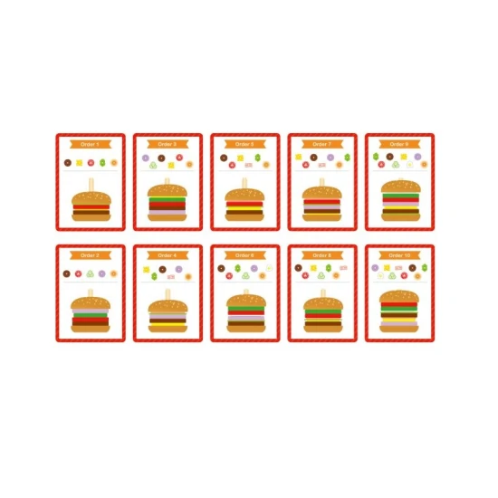 Tooky Toy Poskládej si Burger Poskládej si Burger