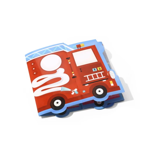 Kreativní sada samolepky pro děti Zmrzlinářské a Hasičské auto