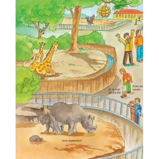 Zvířátka v ZOO - kniha se 16 magnetkami