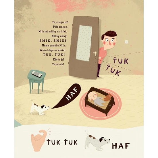 Péťa se učí mluvit