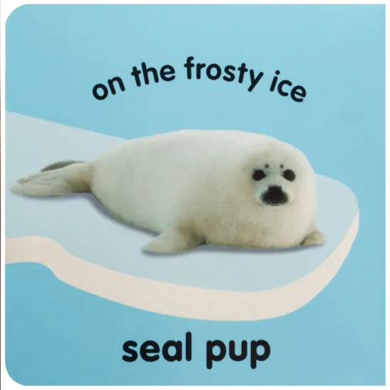 Leporelo Baby Animals rozšíří Vašemu miminku slovní zásobu o to, jak se jmenují mláďátka známých zvířátek. 