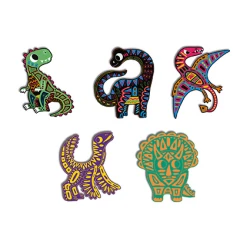 Vyškrabovací obrázky - Dinosauři Vyškrabovací obrázky - Dinosauři