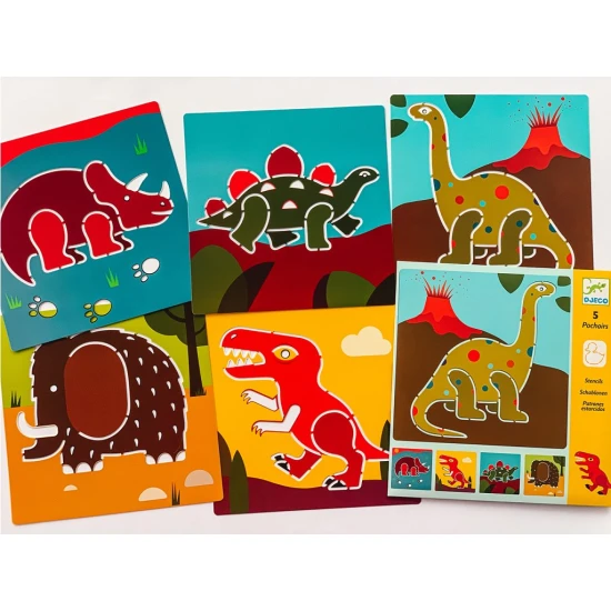 Dinosauři Kreslící šablony