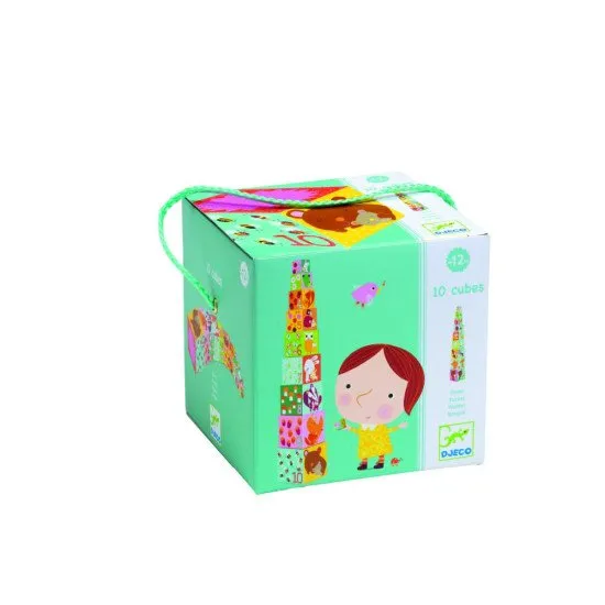 Kostky pyramida Lesní zvířátka - Kostky 