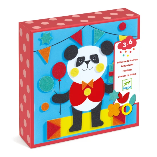 Koláže Zvířátka z filcu