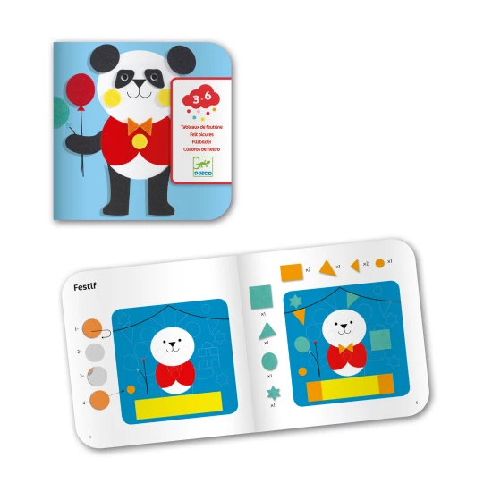 Koláže Zvířátka z filcu