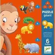 Puzzle Safari zvířátka