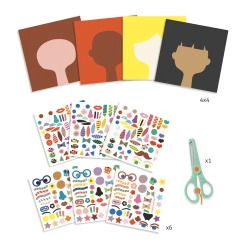 Tvoření se samolepkami Salón krásy