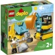 LEGO DUPLO Náklaďák a bagr