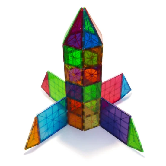 Originální 100 dílná magnetická stavebnice MAGNA-TILES.
