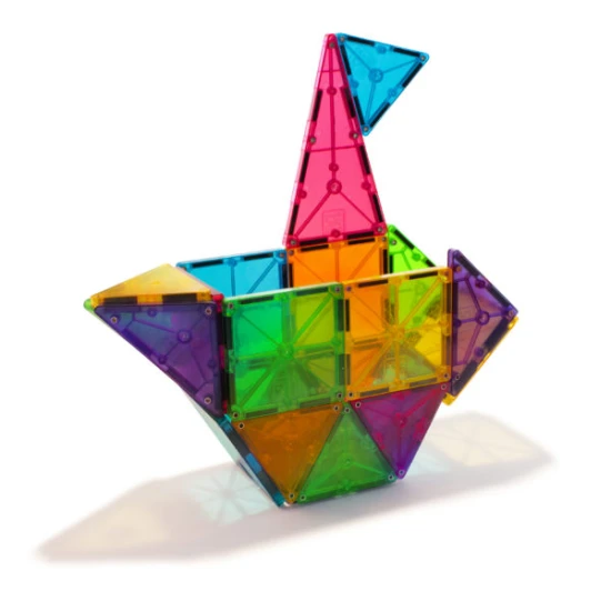 Originální 32 dílná magnetická stavebnice MAGNA-TILES.