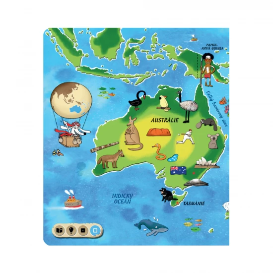 Atlas světa Kouzelné čtení