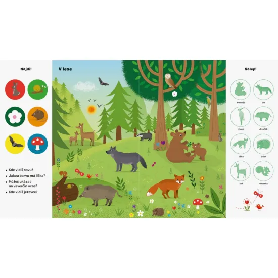 Zvířata - 101 věcí k hledání a nalepování