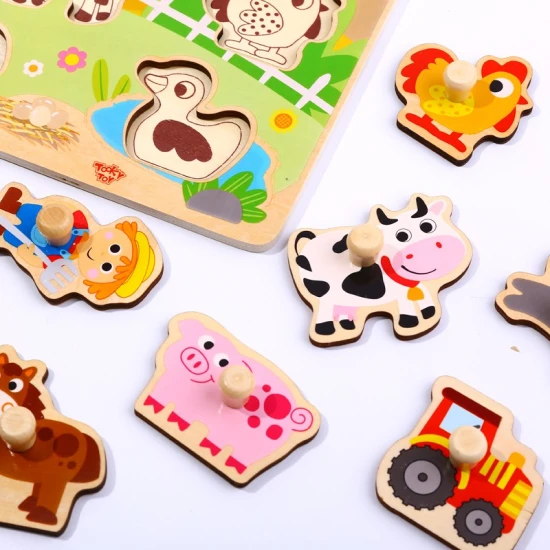 Vkládací puzzle Farma 