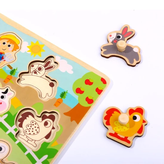 Vkládací puzzle Farma 