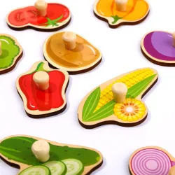 Vkládací puzzle Zelenina  Vkládací puzzle Zelenina