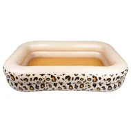 Nafukovací bazén obdélník Beige Leopard 211 cm