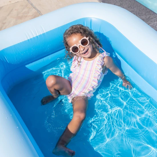 Nafukovací bazén obdélnk Modrý 211 cm