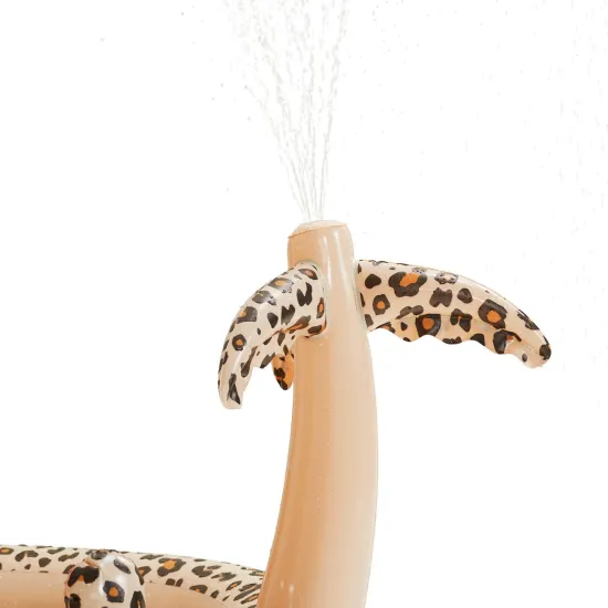 Nafukovací bazén se skluzavkou Beige Leopard 210 cm