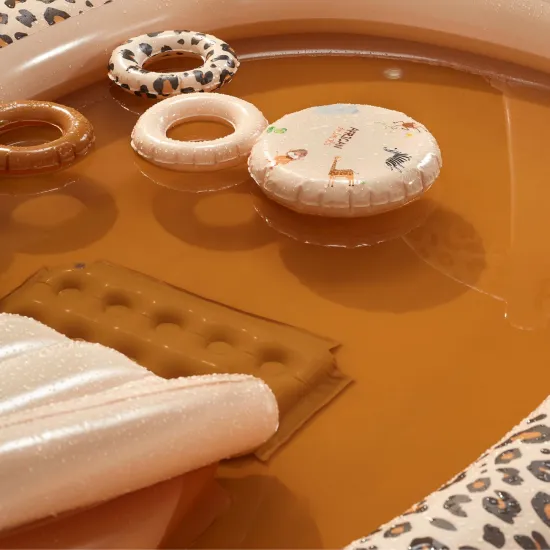 Nafukovací bazén se skluzavkou Beige Leopard 210 cm