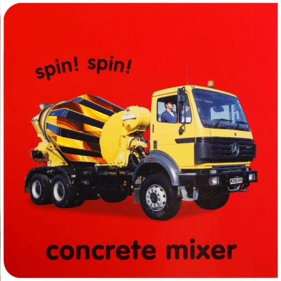 Leporelo Baby Touch and Feel - Trucks je neodmyslitelným pokladem v knihovně každého batolata, které fascinují kola.