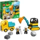 LEGO DUPLO Náklaďák a bagr