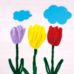 Modelovací drotiky 30 cm mix metalických barev 50 ks