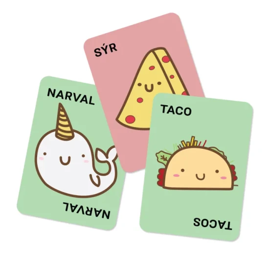 Taco, Kočka, Koza, Sýr, Pizza – Bláznivá postřehová karetní hra.