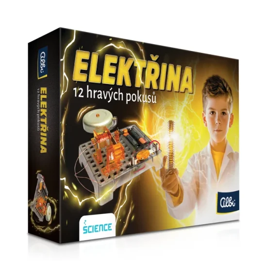 Vědecká sada pro děti Experimentuj s elektřinou – 12 hravých pokusů, Albi Science