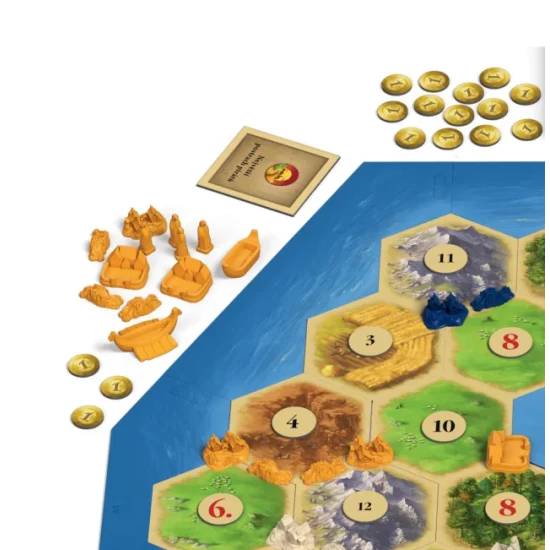 Rozšíření Catan s novými ostrovy, pirátskými tábory a obchodováním s kořením a rybami.