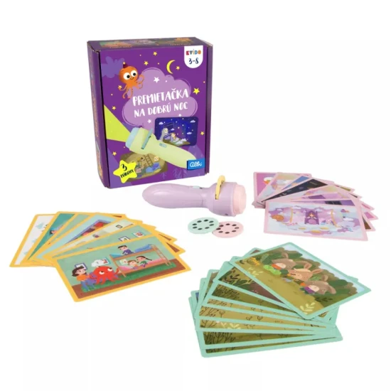 Kvído Premítačka na dobrou noc pro všechny děti, které milují pohádky.