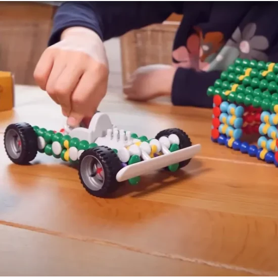 Stavebnice pro děti Kvído Playstix Clips – více než 20 modelů, 100 dílků, tvořivá hra od Albi