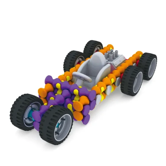 Stavebnice pro děti Kvído Playstix Clips – více než 20 modelů, 100 dílků, tvořivá hra od Albi