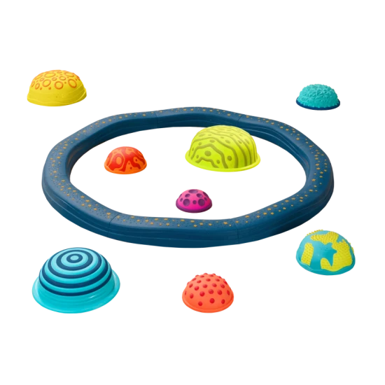 B-Toys Překážková dráha se stupínky Balance Planet Hopper